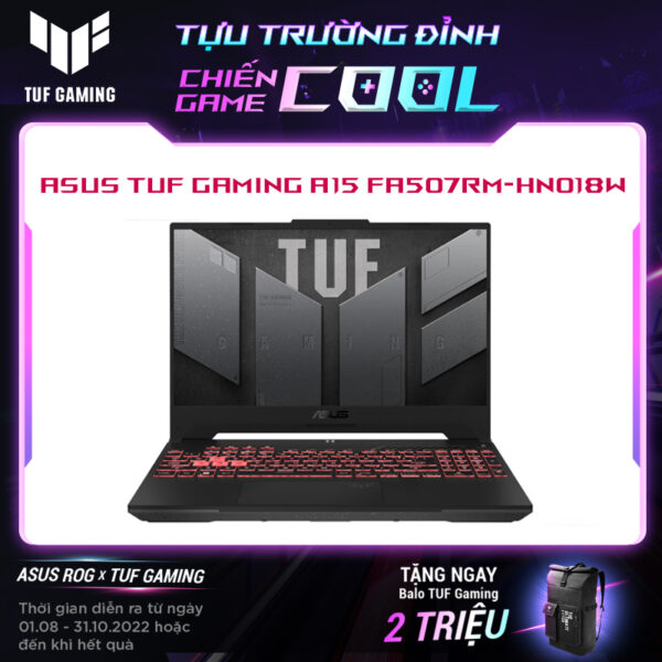 Laptop Asus TUF Gaming A15 FA507RM-HN018W Jaeger Gray