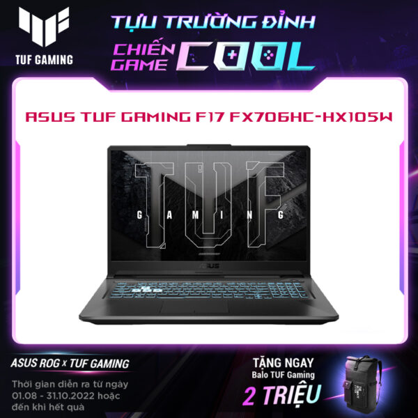 Laptop Asus TUF Gaming F17 FX706HC-HX105W