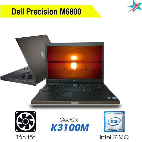Dell Precision M6800 i7 4800MQ/ 8GB/ 256GB/ K3100M/ 17.3" FHD