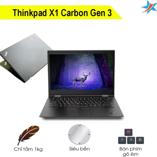 Laptop Cũ Lenovo Thinkpad X1 Carbon Gen 3 - Intel Core i7