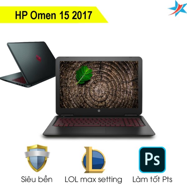 Laptop Gaming cũ HP Omen 15 2017 - Intel Core i5