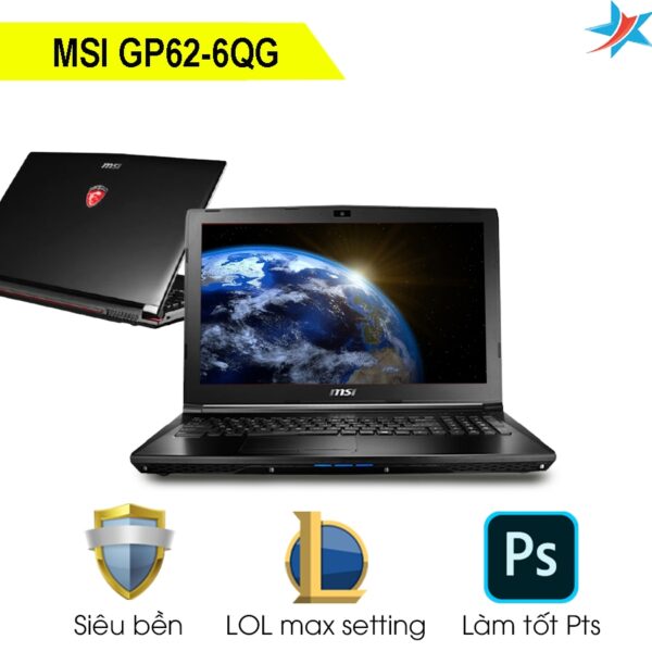 Laptop Cũ GAMING MSI GP62-6QG  - Intel Core i7