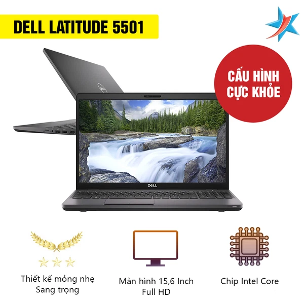 Laptop Cũ Dell Latitude 5501 - Intel Core i5 (Cảm ứng)