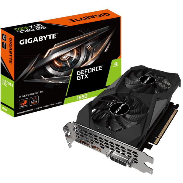 VGA CARD GIGABYTE GTX1650 DDR6 (N1656WF2OC-4GD)