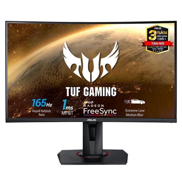 Màn Hình Cong ASUS TUF Gaming 27 inch VG27VQ (Full HD, 1ms, 165Hz, Có loa tích hợp)