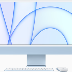 Apple iMac M1 24 Inch (Z12W0004Q) (M1, 8-Cores GPU, Ram 16GB, SSD 256GB, 24 Inch Retina 4.5K, Màu Xanh Trời)