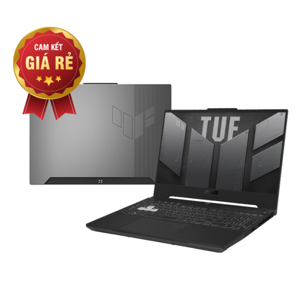 Laptop Asus TUF Gaming F15 FX507ZC-HN124W (Core i7-12700H, Ram 8GB, SSD 512GB, RTX 3050 4GB, màn hình 15.6-inch FHD, tần số quét 144Hz, Win 11 bản quyền, Jaeger Gray)