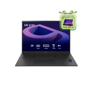 Laptop LG Gram 2022 17ZD90Q-G.AX52A5 (Intel Core i5-1240P, RAM 16G, SSD 256GB, VGA Iris Xe Graphics, Màn Hình 17 inch WQXGA, Non-OS, Black)