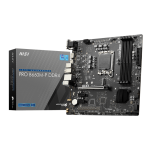 MAINBOARD MSI PRO B660M-P DDR4 (LGA1700, M-ATX, 4XDDR4, VGA, HDMI, DP, M2)