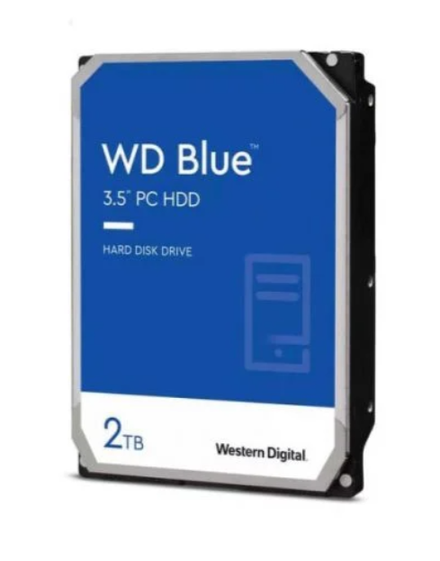 Ổ Cứng Gắn Trong HDD Western 3.5 2TB Blue SATA 6Gb/s 64MB CACHE 7200RPM (WD20EZBX)