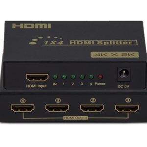 Bộ chia cổng HDMI từ 1 ra 4 FJGEAR HD-SM4K104 (1 in 4 out, HDMI 1.4/4K*2K)