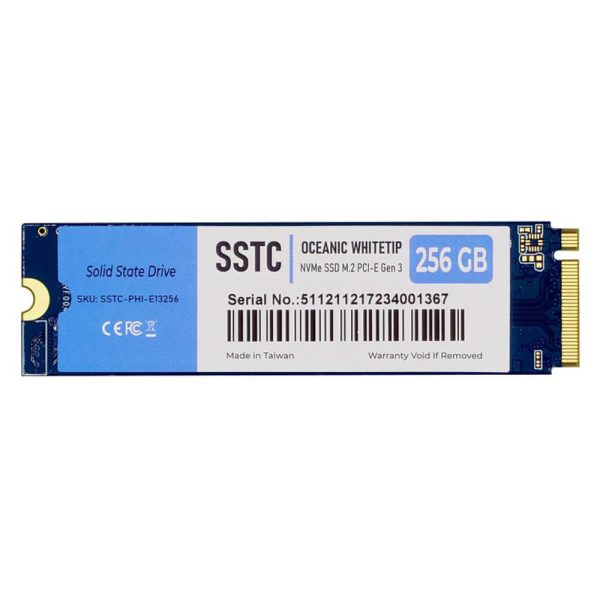Ổ cứng SSD SSTC Oceanic Whitetip 256GB M.2 NVMe PCIe Gen 3 (SSTC-PHI-E13256)