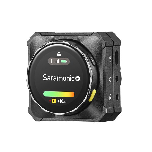 Micro thu âm không dây Saramonic BlinkMe B2 chính hãng, Mới nhất 2023 (TX+TX+RX, Màn hình LED cảm ứng)