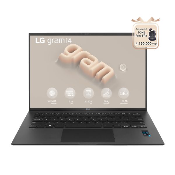 Laptop LG Gram 2023 14Z90R-G.AH75A5 (Intel Core i7-1360P, RAM 16GB, SSD 512GB, VGa Intel Iris Xe Graphics, Màn Hình 14inch WUXGA, Windows 11)