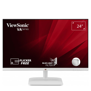 Màn Hình ViewSonic 24 inch VA2430-H-W-6 (Full HD, Tấm nền VA, 75Hz, Công nghệ Eyecare, Công Nghệ SuperClear, HDMI, VGA)