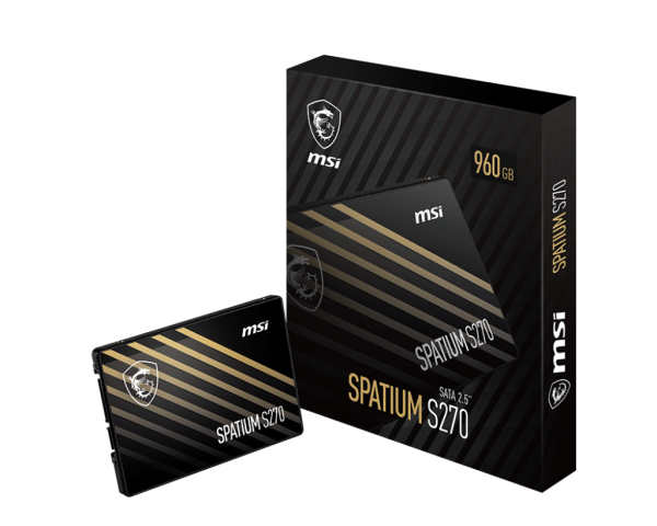 Ổ cứng SSD MSI 480GB Spatium S270 SATA III 2.5"