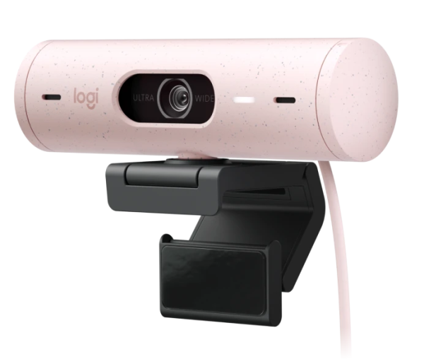 Webcam Logitech BRIO 500 1080p Full HD - Màu Hồng (960-001433)
