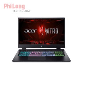 Laptop Gaming Acer Nitro 17 Phoenix AN17-51-50B9 (Intel i5-13500H, RAM 8GB, SSD 512GB, VGA 4050 6GB, Màn Hình 17.3 inch FHD, Windows 11, Màu Đen, Chính Hãng)
