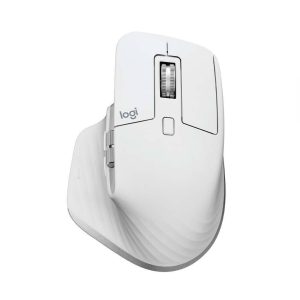 Chuột không dây Logitech MX Master 3S For Mac - Màu trắng xám, 8000 DPI, Bluetooth, Pin sạc (910-006574)