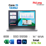 Laptop Dell Vostro 3430 71011900 (Intel i5-1335U, Ram 8GB, SSD 512GB, Màn Hình 14inch FHD, Iris Xe Graphics, Windows 11, Office Home Student 2021, Chính Hãng)