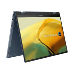Laptop Asus Zenbook 14 Flip OLED UP3404VA-KN039W (i7-1360P, RAM 16GB, SSD 512GB, Màn Hình 14.0 2.8K OLED 16:10, 90Hz, CẢM ỨNG, Windows 11, Màu Xanh, BÚT, TÚI, Bảo Hành Chính Hãng 24 Tháng)