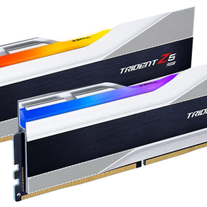 RAM Desktop DDR5 32GB (2x16GB) 6000Mhz G.Skill Trident Z5 RGB Silver (F5-6000J4040F16GX2-TZ5RS)