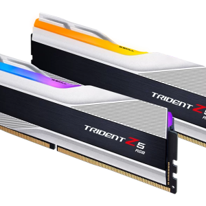 RAM Desktop DDR5 64GB (2x32GB) 6000MHz G.Skill Trident Z5 RGB Silver (F5-6000J3238G32GX2-TZ5RS)