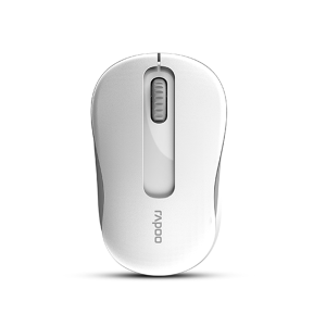 Chuột không dây Rapoo M10 Plus Màu trắng (USB 2.4GHz, 1000 DPI, Pin 12 tháng)