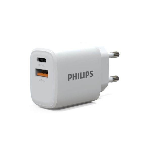 Củ sạc nhanh Philips DLP4327 PD25W + QC3.0, Màu trắng (DLP4327CW)