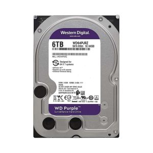 Ổ cứng HDD WD Purple 6TB 3.5 inch, 5640RPM, SATA3 6Gb/s, 256MB Cache (WD64PURZ)
