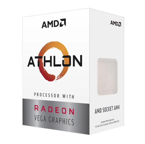 CPU AMD Athlon 3000G (2C/4T, 3.5 GHz, 4MB) - AM4
