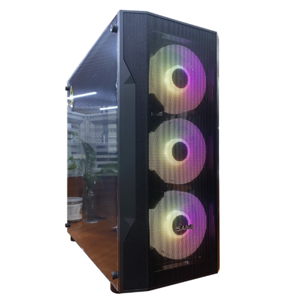 VỎ CASE SAMA 4301 (ATX, 3 FAN ARGB, HUB MAX 6F ARGB)