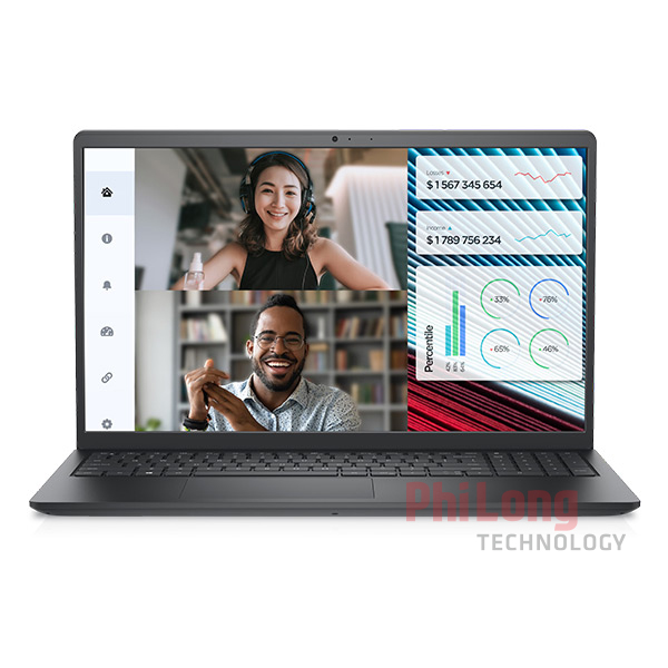 Laptop Dell Vostro 15 3520 5M2TT3 (Intel Core i7-1255U, RAM 16GB, SSD 512GB, Màn Hình 15.6 inch FHD, VGA Iris Xe Graphics, Windows 11, Office Home and Student 2021, Màu Xám, Chính Hãng)