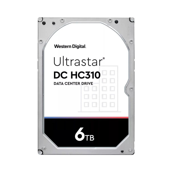 Ổ cứng HDD WD Enterprise Ultrastar 6TB DC HC310 SATA 6Gb/s, 3.5 inch, 256MB, 7200 RPM (HUS726T6TALE6L4)