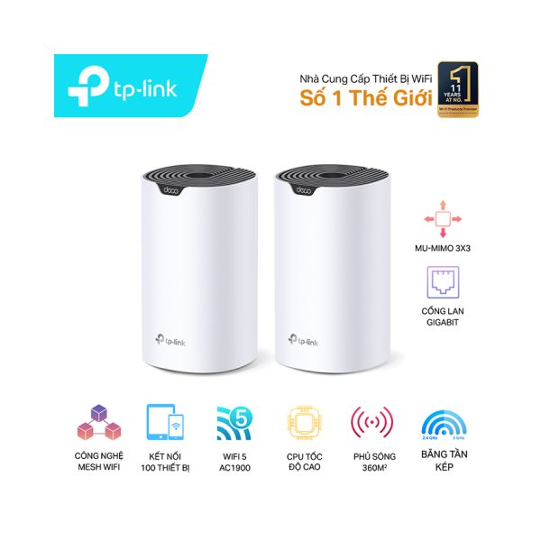 Hệ thống WiFi Mesh TP-Link DECO S7 AC1900 MU-MIMO (2-pack)