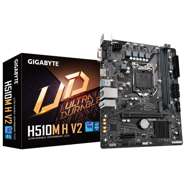 Mainboard Gigabyte H510M H V2 (LGA 1200, 2 x DDR4, M.2 PCIe 3.0, D-SUB, HDMI, m-ATX)