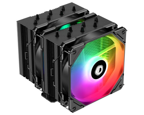Tản nhiệt khí CPU ID-Cooling SE-207-XT ARGB Black (2 fan ARGB, 7 ống đồng, 280W)
