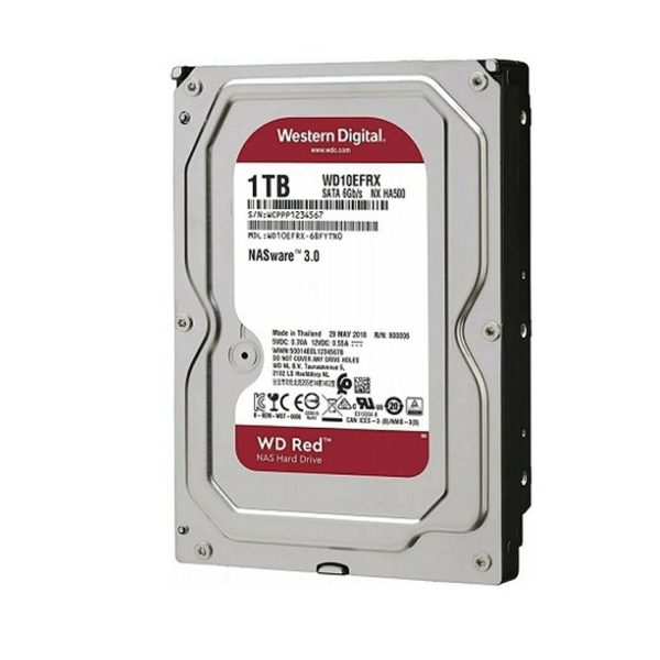 Ổ CỨNG HDD WD 1TB RED PLUS 3.5 INCH, 5400RPM, SATA, 64MB CACHE FOR NAS (WD10EFRX)