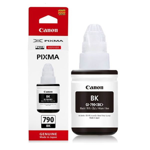 Hộp mực Canon PGI 790BK màu đen 135ML Chính Hãng (Máy In G1000/G2000/G3000)