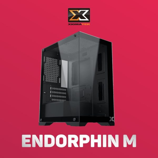 Vỏ case Xigmatek ENDORPHIN M Black - EN41389 (m-ATX, 2 mặt kính cường lực, Không kèm fan)
