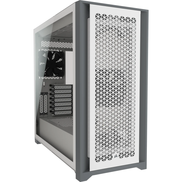 Vỏ case Corsair iCUE 5000D Airflow Mid Tower TG White (CC-9011211-WW)