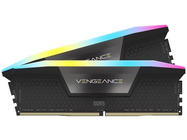 Ram Desktop Corsair DDR5 64GB (2x32GB) 5600MHz Vengeance RGB Black (CMH64GX5M2B5600C36)