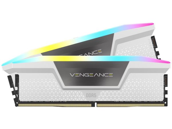 Ram Desktop DDR5 64GB (2x32GB) 5600MHz Corsair Vengeance RGB White (CMH64GX5M2B5600C40W)
