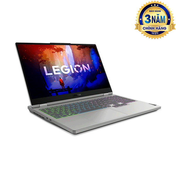 Laptop Lenovo Legion 5 15ARH7 (82RE0036VN) (Ryzen 7-6800H, Ram 16GB, SSD 512GB, Đồ họa GeForce RTX 3050Ti, màn hình 15.6inch FHD 165Hz, Windows 11 bản quyền, màu xám, chính hãng)
