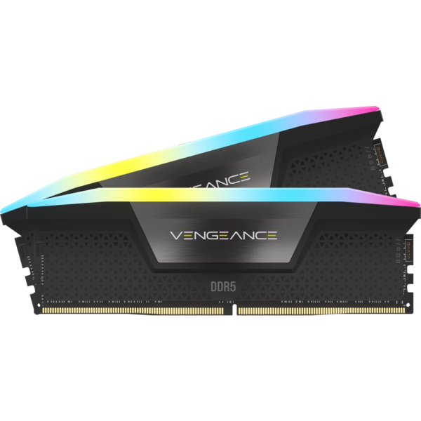 Ram Desktop Corsair DDR5 96GB (2x48GB) 5600MHz Vengeance RGB Black (CMH96GX5M2B5600C40)