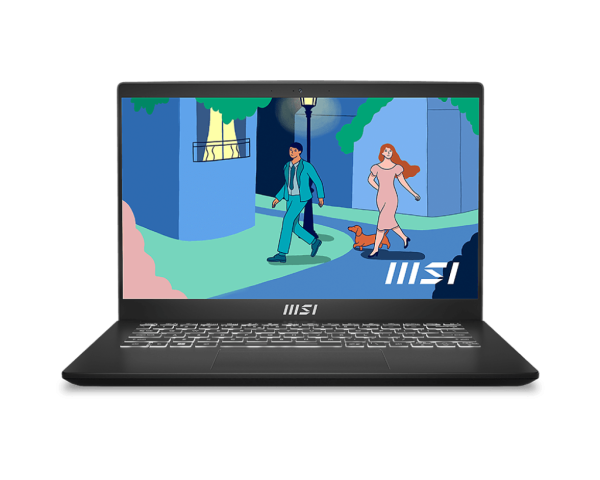 Laptop MSI Modern 14 C7M 220VN (AMD R5 7530U, Ram 8GB, SSD 512GB, Màn Hình 14.0inch FHD IPS, Windows 11, Đen)