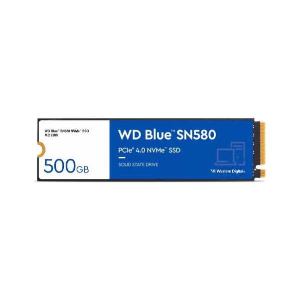 Ổ cứng SSD WD 500GB Blue SN580 M.2 NVMe PCIe Gen4x4 (WDS500G3B0E)