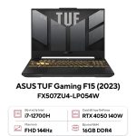 Laptop Asus TUF Gaming F15 (2023) FX507ZU4-LP054W (i7-12700H, RAM 16GB DDR4, SSD 512GB PCIe, VGA RTX 4050 6GB, Màn Hình 15.6inch FHD IPS 144Hz, Windows 11)