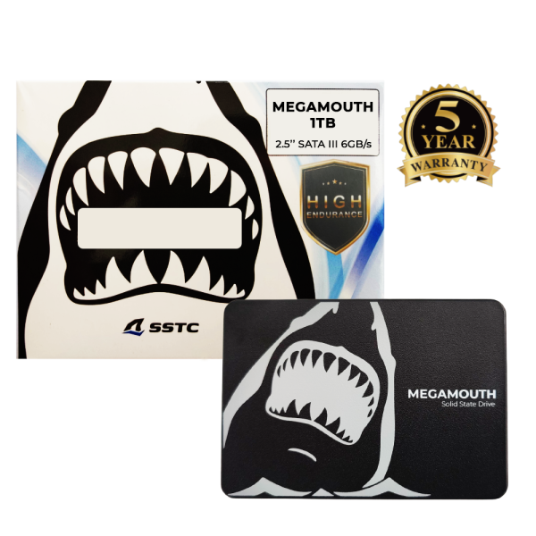 Ổ cứng SSD SSTC MEGAMOUTH 1TB M110 SATA III 2.5 High Endurance (Độ bền cao 1200 TBW), Bảo hành 60 tháng