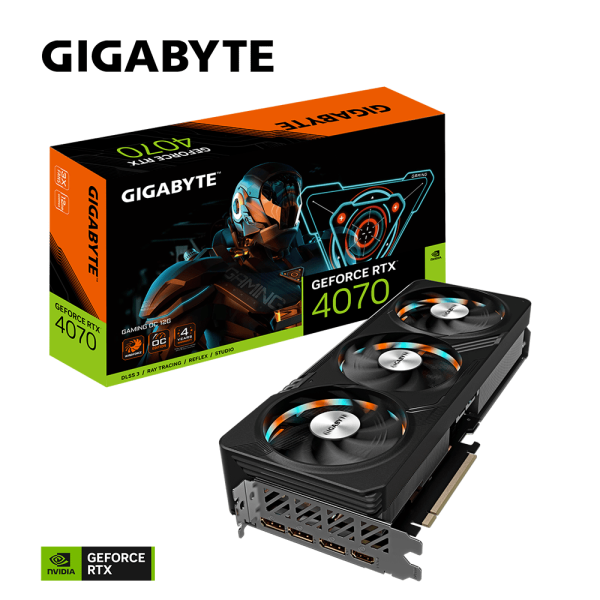 Card màn hình VGA Gigabyte GeForce RTX 4070 GAMING OC 12G GDDR6X (N4070GAMING OCV2-12GD)